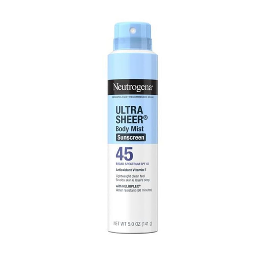 Солнцезащитный спрей для тела Neutrogena Ultra Sheer® Широкий спектр действия SPF 45, 141 г