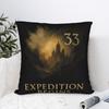 Clair Obscur Expedition 33 Pillow Case  Print Pillow Cover For Sofa Couch Bed Living Room Cute Funny Pillowcases