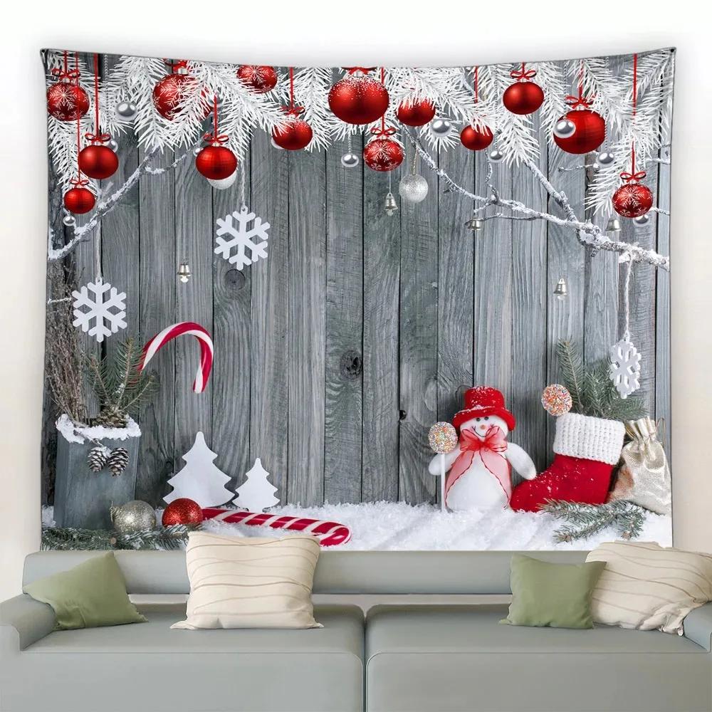 Christmas Luxury Tapestry Bedroom Living Room Home Christmas Decoration