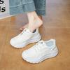 Ins Korean Version of the New Dad Shoes for Women 2025 Autumn Small Man Thick Sole Height Increase Student Running Sports Casual Shoes