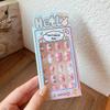Cute Press-On Nail Stickers for Medium and Large Children - Self-Adhesive and Removable