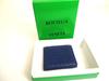 Authentic BOTTEGA VENETA Intrecciato Blue Leather Trifold Wallet Compact Wallet #a976  Open Box