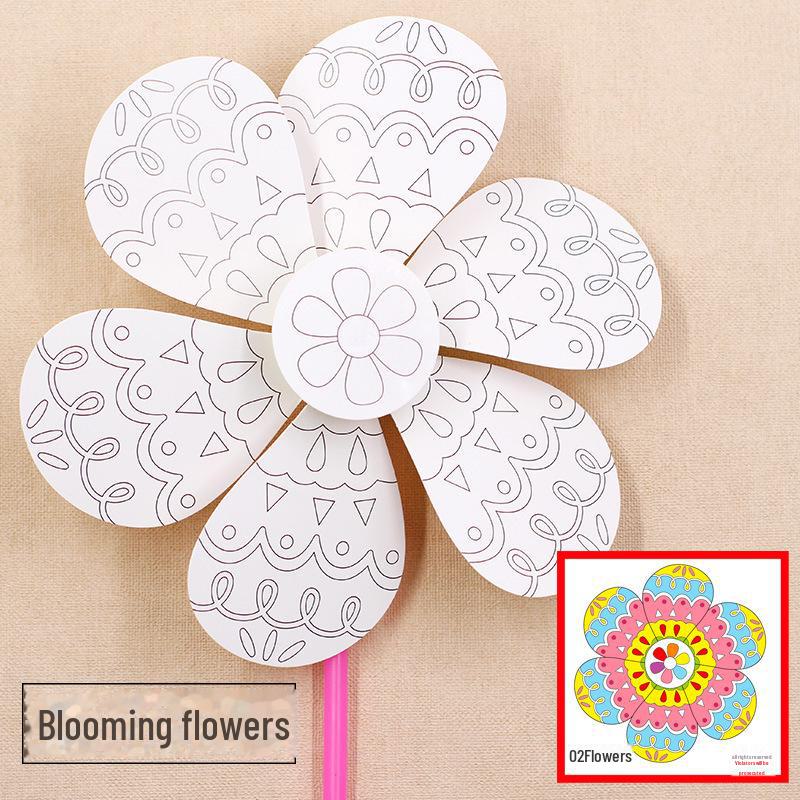 Children's Windmill Art Kit: DIY Painting & Coloring Educational Toy