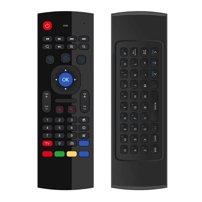 Double Mode 2.4G Air Mouses Wireless Keyboards With IR Learning And Voice Input For Tv Boxes Window Computer Mini Host