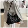 Retro Large Capacity Soft Leather Tote Bag With Knot Casual Double Shoulder Bag Trendy Sle Women'S Handbag