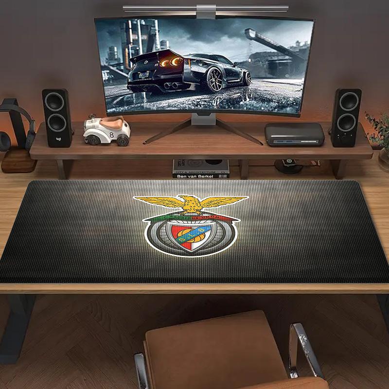 Sport Lisboa e Benfica Print  Cushion Non-slip Laptop Tablet Big Mousepad XXL Mat Mini PC Playmat With Lock edge