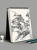 1 Pack 30-Sheets ,Sketch Book, Top Spiral Bound Sketch Pad, Acid Free Art Sketchbook Artistic Drawing Painting Writing Paper For