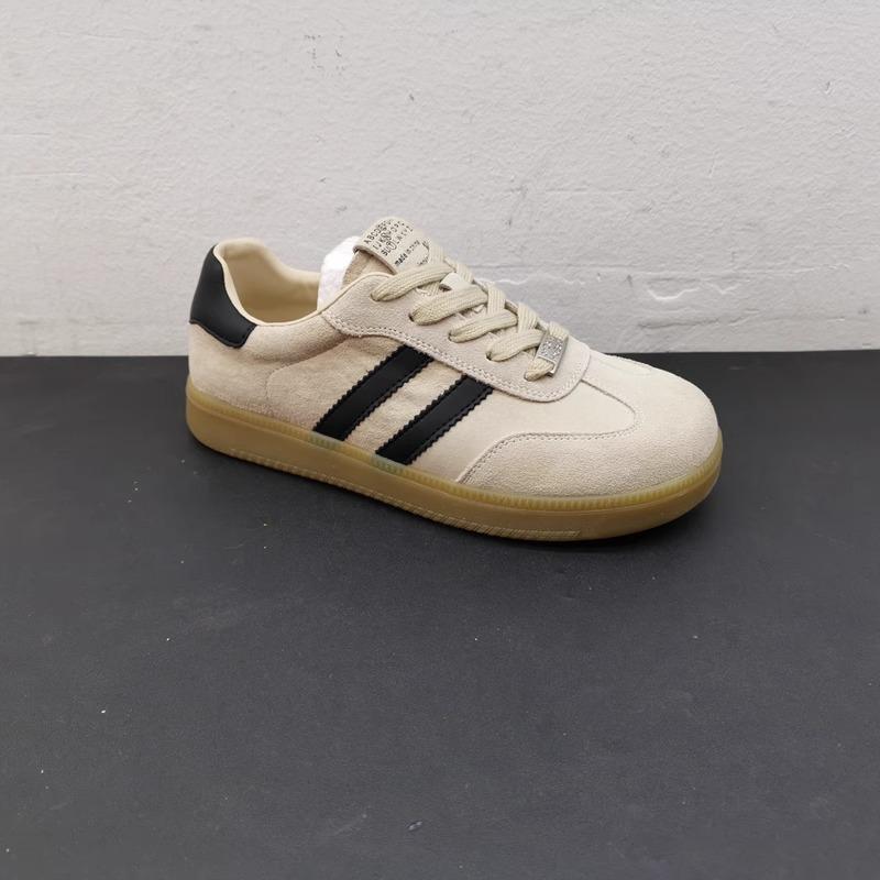 Leather Women's Spring Models Breathable Flat Bottom Lace-up Color Matching Casual Board Shoes Single Shoes Women's Tide