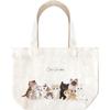 Mini Tote Bag Lunch Bag Spacious Design Durable Thick Cute Cat Illustration