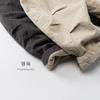 Kids Thick Fleece Warm Loose Casual Wide Leg Pants For Boys And Girls