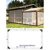 Transparent Plastic Rainproof Film Outdoor Waterproof Tarpaulin Terrace Succulent Plant Insulation Tent Balcony Awning Tarpaulin