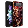 Kurosaki Ichigo Bleach Black Phone Case For Samsung ZFlip7 ZFlip6 ZFlip5 ZFlip4 ZFlip3 5G Hard Protective Galaxy Z Flip 3 4 5 6