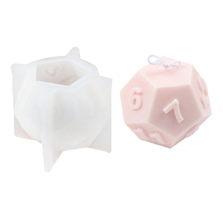 

3D Dice Decoration Mold Epoxy Plaster Mold Making Soap Candle Jewelry Craft