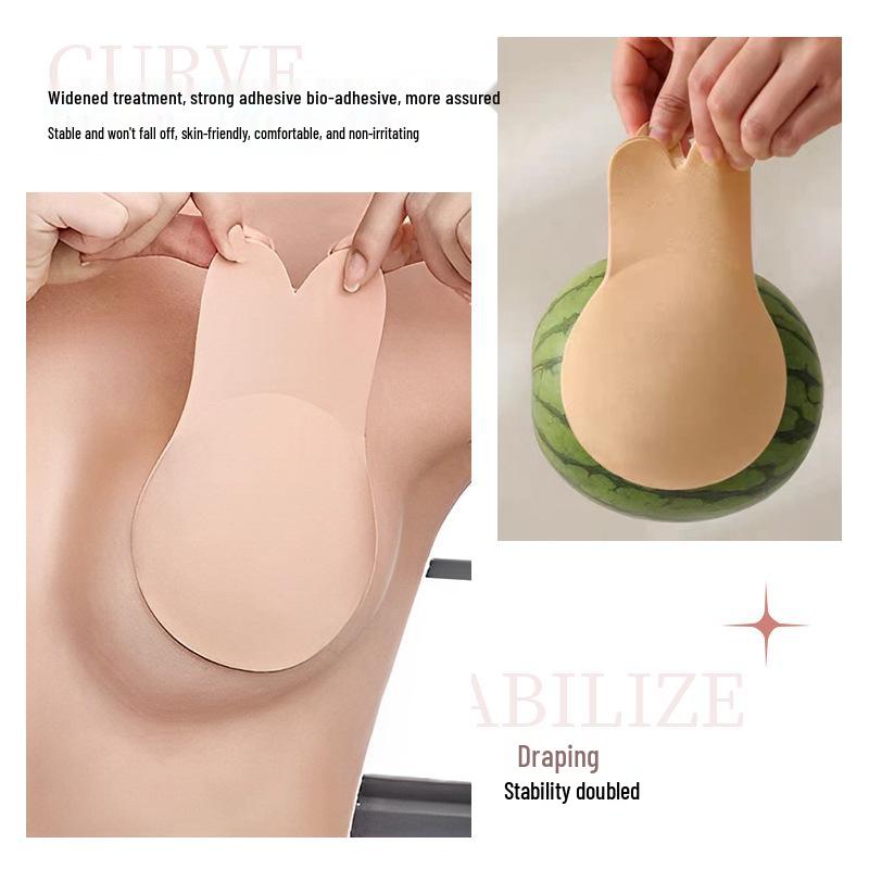 European & American Bunny Ears Breathable Push-Up Strapless Lightweight Nipple Covers