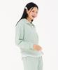 CHASECULT Women'S Ribbed Half-Zip Sweatshirt-Farg5164B0S