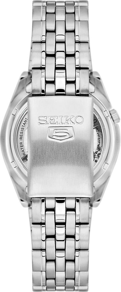 SEIKO 5 Automatic Day-Date SNK375K1 (Stainless Bracelet, Black Dial)