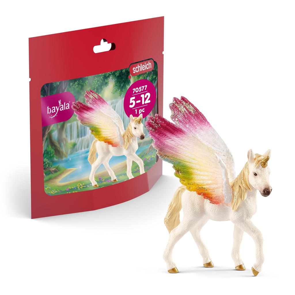 Schleich Bayara Winged Rainbow Unicorn Figurine 70577 (Baby)