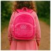 Mädchen Rucksack 27cm Rosa Plüsch Weich Modell Krone Prinzessin Ideal Kindergarten und Ausflüge