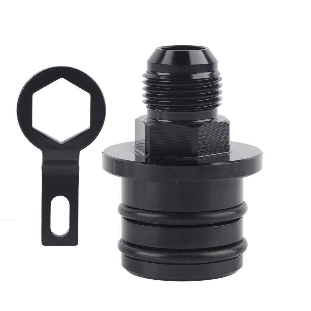10AN Breather Fitting Adapter Black Aluminium Alloy Lightweight for Oil Catch Can B16 B18 B20