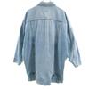 B.B.I. 90s Old Oversize Denim Jacket M Ice Blue Tracker Women Used