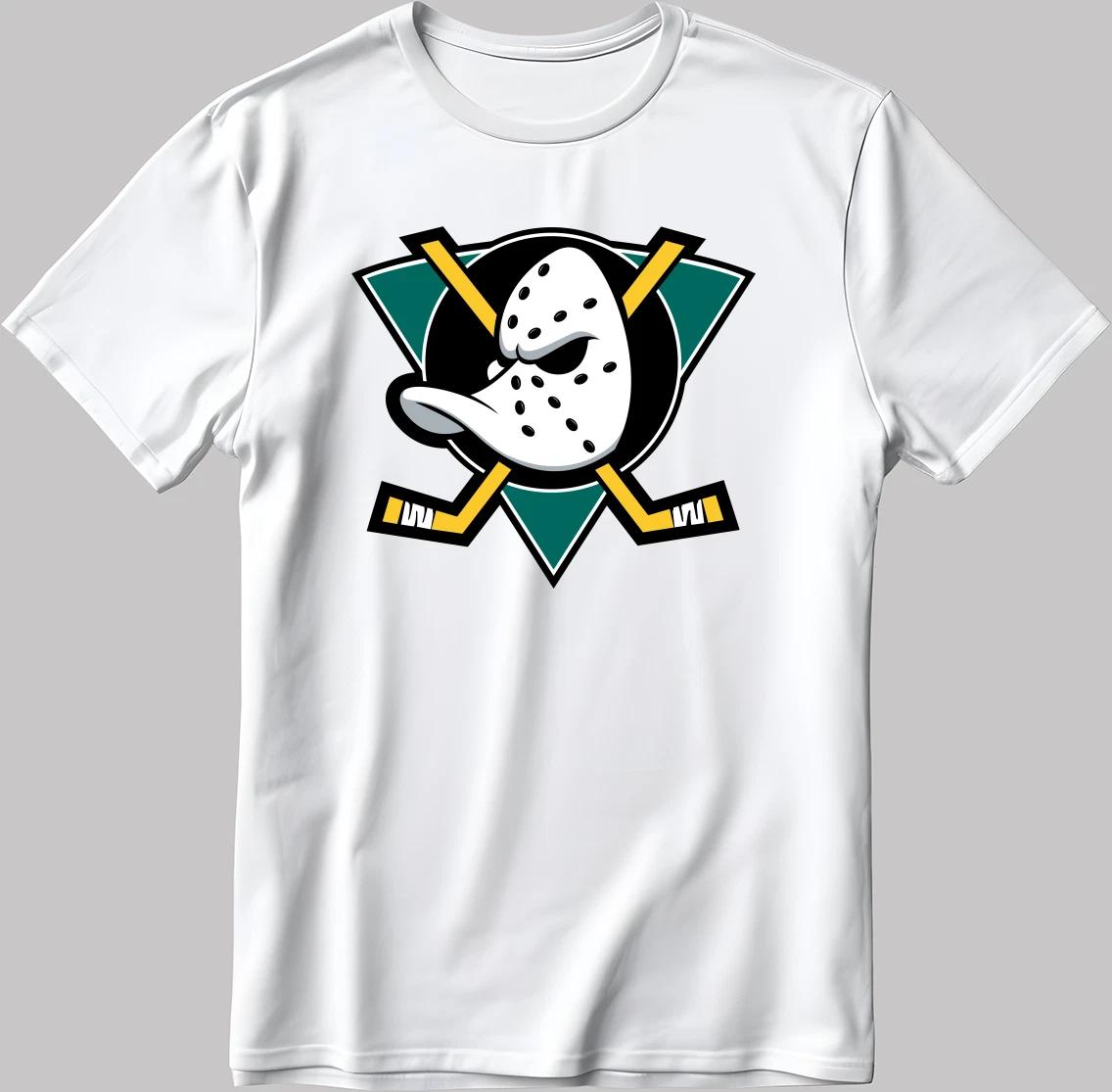 Mighty Ducks Team White-Black Men / Women T-Shirt K793 M