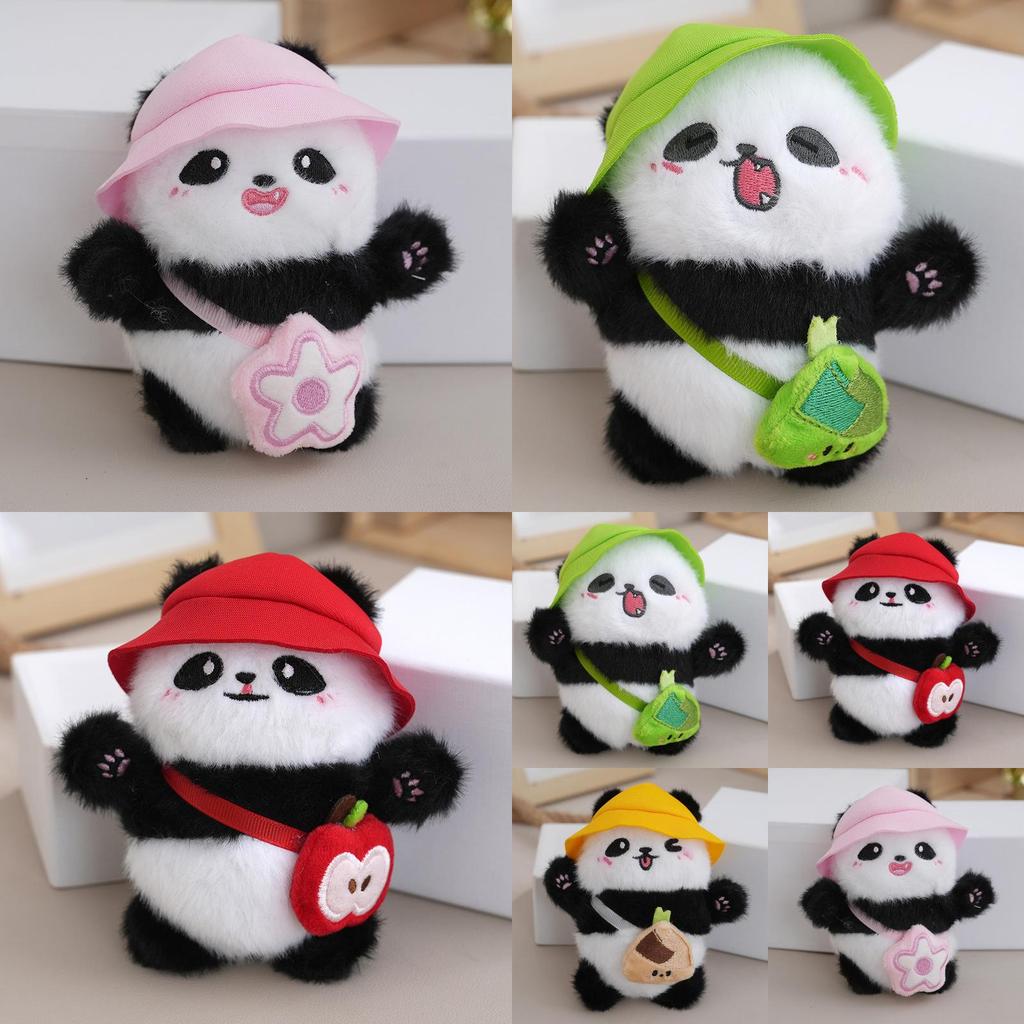 Bezaubernder Kawaii Plüsch Panda Schlüsselanhänger Weiches Niedliches Spielzeug Für Taschen Und Accessoires