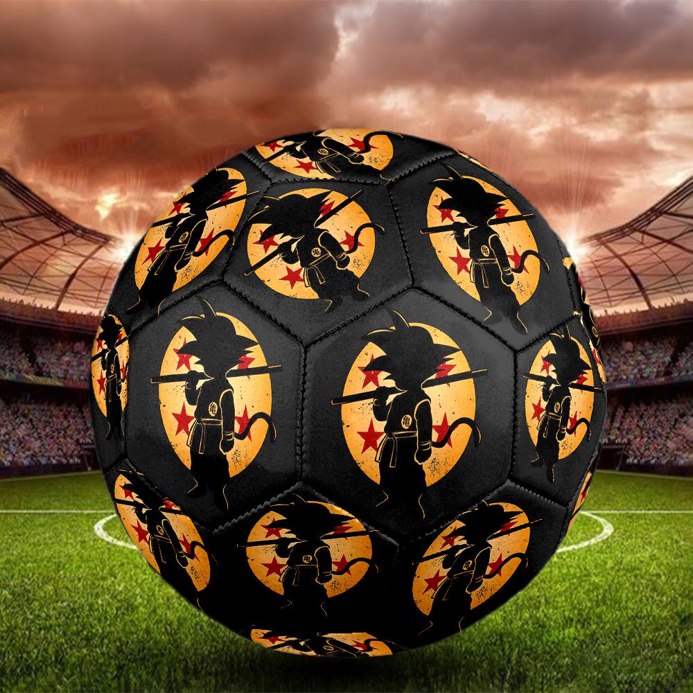 1pc Son Goku Dragon Ball Football Soccer Ball Size 5 Indoor Soccer Ball Fashion Colorful Backyard Game -Great For Sports Fans Gift HE39