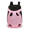 Betterlifefg-Mesh Pet Carry Backpack Breathable Camouflage One Shoulder Handle Bag (Pink)