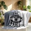Custom Name Personalized Manchester Football F.C Print Blankets, Home Decor, Bedroom, Sofa, Camping, Couch, Gifts for Birthday Christmas