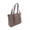 Used FENDI Zucchino Tote Bag Canvas Leather Beige Brown Used Women
