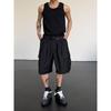 2025 Summer New Arrival K-style Sports Wear Easiest for Match Loose Rib Sleeveless Vest Tops Bottoming Shirt Men and Women Fashion