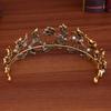European Retro Crown Hair Accessories Alloy Diamond Bridal Crown Tiara Wedding Hair and Makeup Headband Accessories
