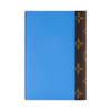 Louis Vuitton Travel In The City Logo Print Leather Passport Holder Unisex Accessories Blue M28496