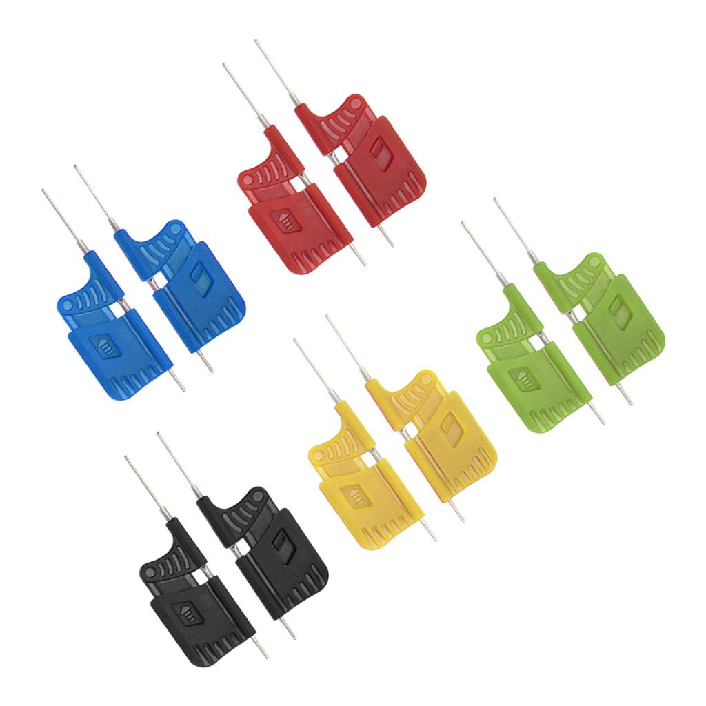 10 Stück Testklemme Ultra Kleine Chip Fußklemme mit Gummiring Elektronisches Bauelement SDK08