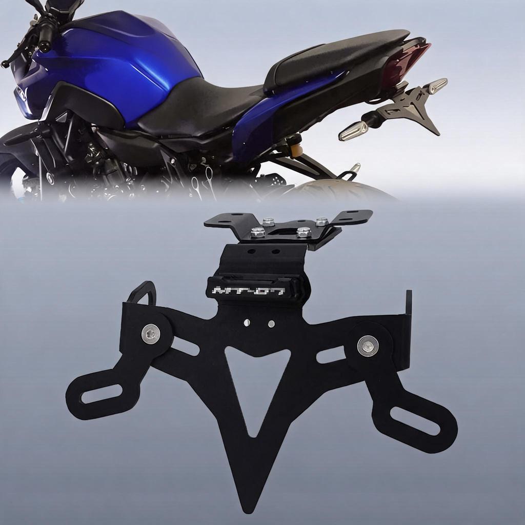 Support de Plaque d'Immatriculation MT 07  Kit Eliminateur Garde Boue Arrière Design Compact Durable pour Yamaha MT 07 FZ 07 2014 2022