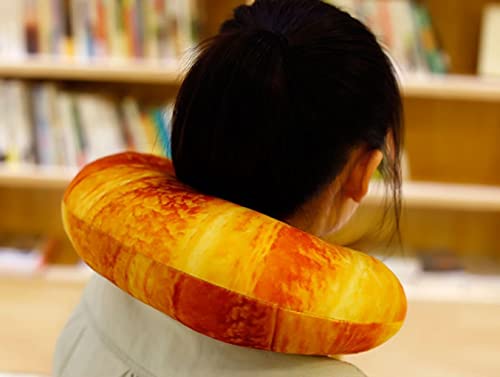 Croissant Cushion Neck Pillow Body Pillow Funny Pillow Travel Nap Food Plush Toy Fun Item Event Party Gift