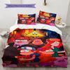 Brave Gravity Falls Pattern Bedding Quilt Set Quilt Cover Pillowcase Home Decoration Birthday Gift (1 * Duvet Cover + 2 * Pillowcase, Without Core)