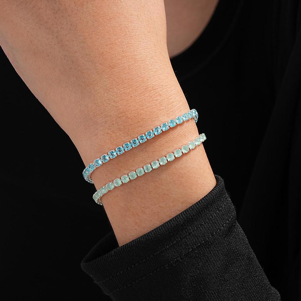 Elegant Zircon Pull-out Bracelet - Luxurious Round Style for Women