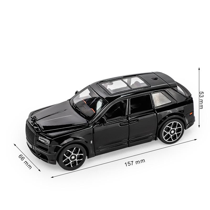

1:32 Luxury Business Car Alloy Model, Unique Decorations of the Car Center Console, Cool Sound and Light, High-end Fun Ornaments