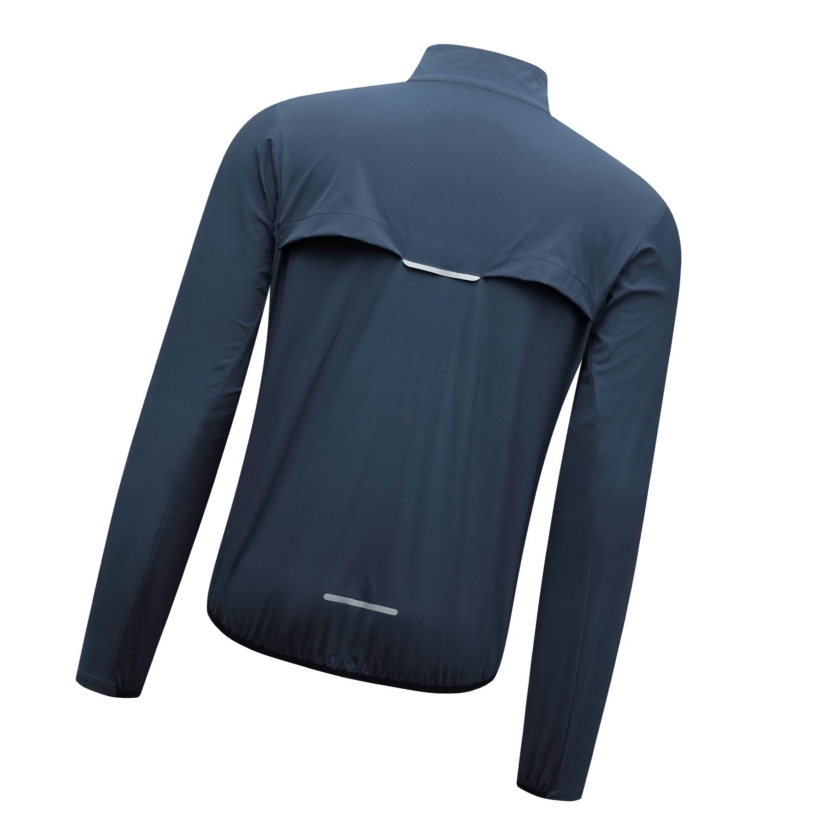 

Riding Jacket for Men Women Windproof Rainproof Lightweight Vented Breathable with High Capacity Pockets Cycling Jacket EU Size 2XL