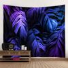Tropical Plant Leaf Tapestry, Hippie Animal Bird, Wall Art Blanket, Living Room and Bedroom Decoration, Hanging Home Decoration