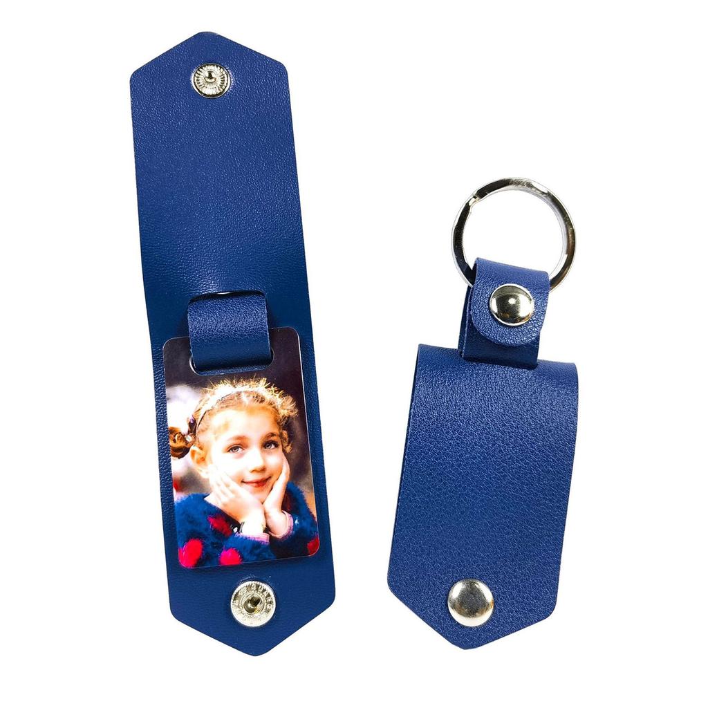 Personalized Full Color Printing Keyring with Sturdy PU Leather Materials Stylish and Portable for Everyday Use