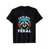 European Sizes Boys T-shirts, Cute But Wild Fun Text Graphic Teen T-shirts Casual Lightweight Comfortable Short Sleeve T-shirts, Boys Summer Clothing