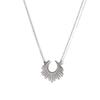 Sunflower Series 18K Gold Plated Necklace - European & American Style, Titanium Steel Clavicle Chain for Women