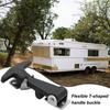 Rubber T Handle Latches 2Pcs Flexible Drawer Hood Latch for Cargo Boxes Trucks RVs Toolboxes Vehicle Storage Door Fasteners