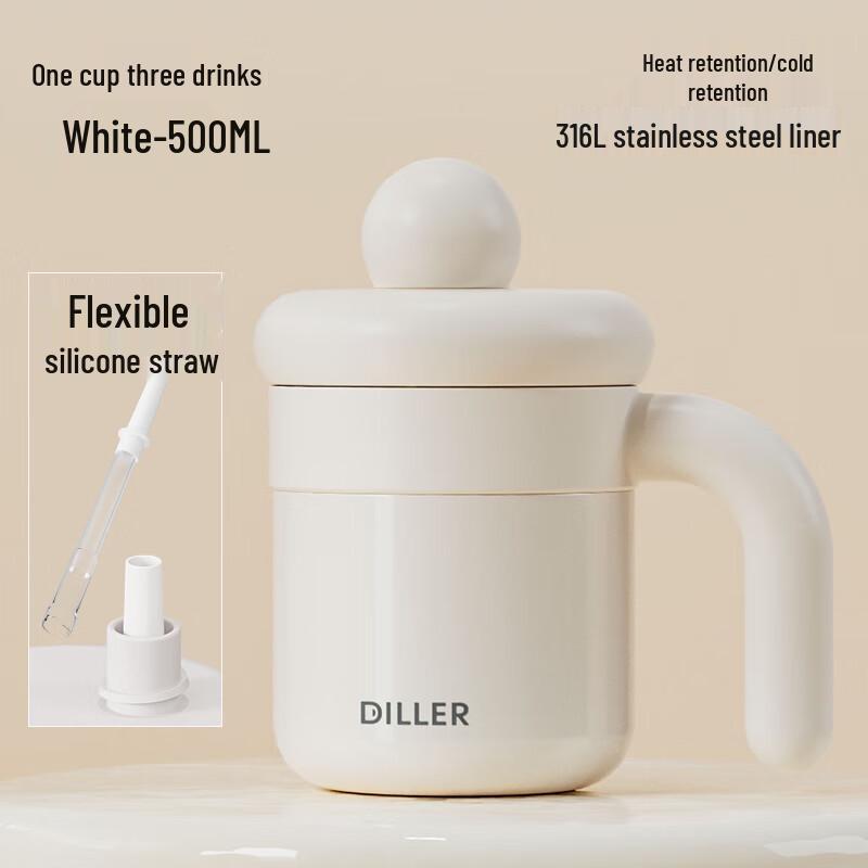 Diller Insulated Coffee Mug with Handle