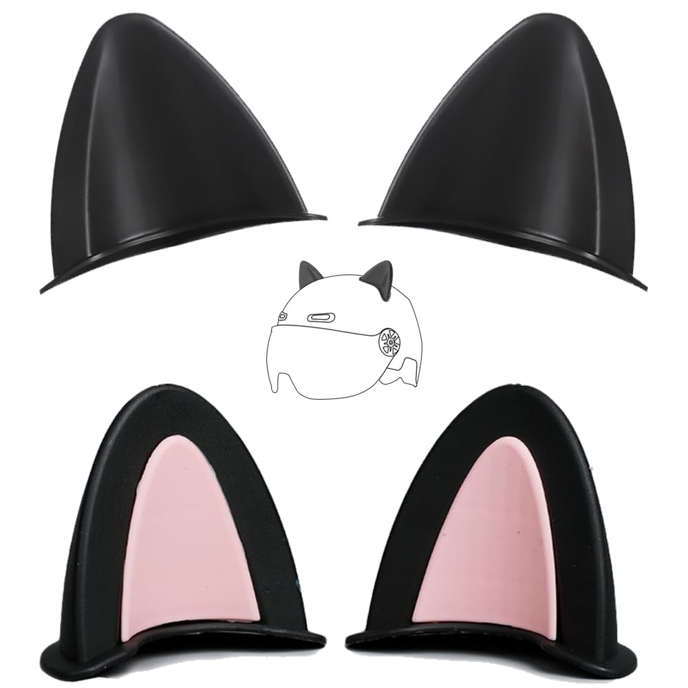 

Helmet Set of 2, Bike Helmet, Cat Ear Helmet, Helmet Decoration Accessories, DIY Helmet,