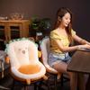 Cartoon Plush Seat Cushion - Backrest & Student Tatami Mat for Kids (Autumn/Winter)