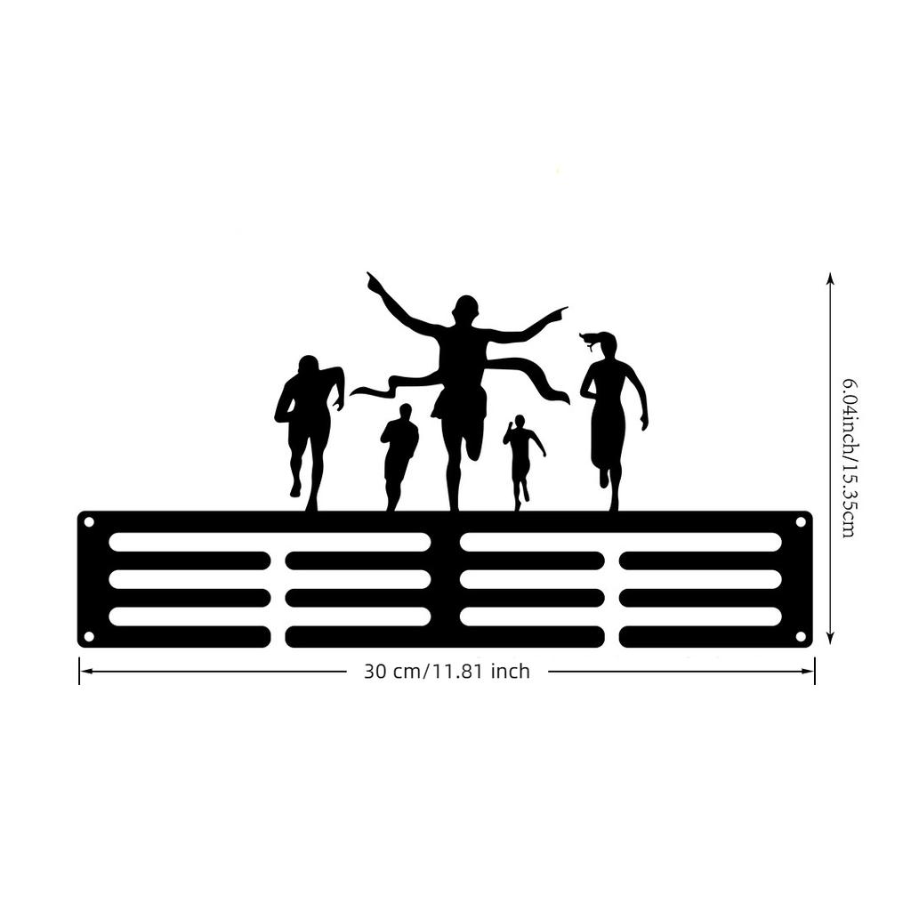 1Pc Rhythmic Gymnastics Medal Hanger Display Female Sports Medal Display Rack Wall Mount Ribbon Display Holder For 40+ Awards