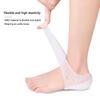 Aumento Altezza Invisibile 2-3CM Calzini in Silicone Cuscinetti Tallone in Gel Supporto Arco Plantare Ortopedico Cuscino Tallone Solette Plantari Massaggio Piede